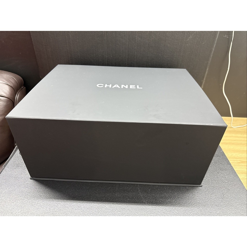 CHANEL Authentic Magnetic Black Box 16 x 12 x 7 inch Empty Box (1683)